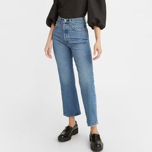 Levi's Premium Ribcage Cropped Bootcut Sz 34